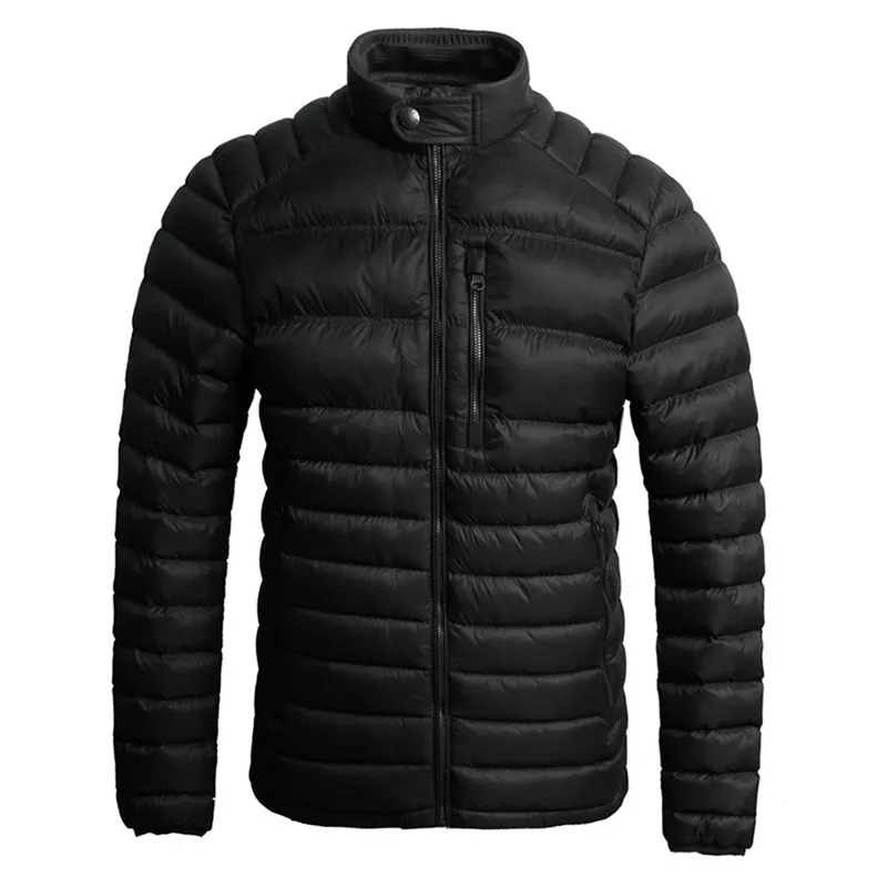 2019 мужская зимняя куртка на белом утином пуху Сверхлегкий пуховик повседневная