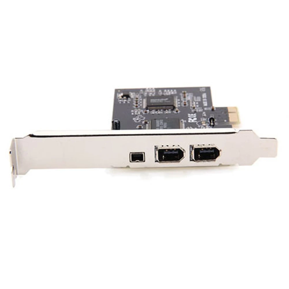 Для PCI-E Firewire 3 порта PCI Express внешний 1394A адаптер Расширительная карта контроллер