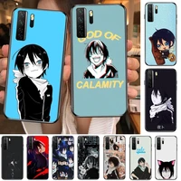 anime yato noragami black soft cover the pooh for huawei nova 8 7 6 se 5t 7i 5i 5z 5 4 4e 3 3i 3e 2i pro phone case cases