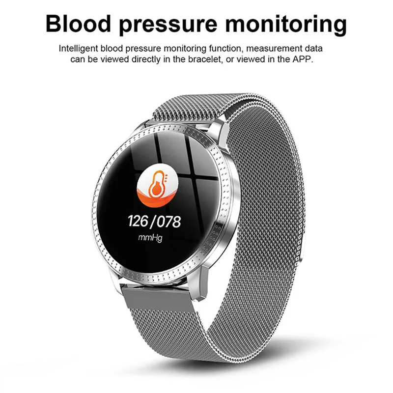 Женские Смарт-часы для фитнеса женщин бега Reloj монитор сердечного ритма Bluetooth