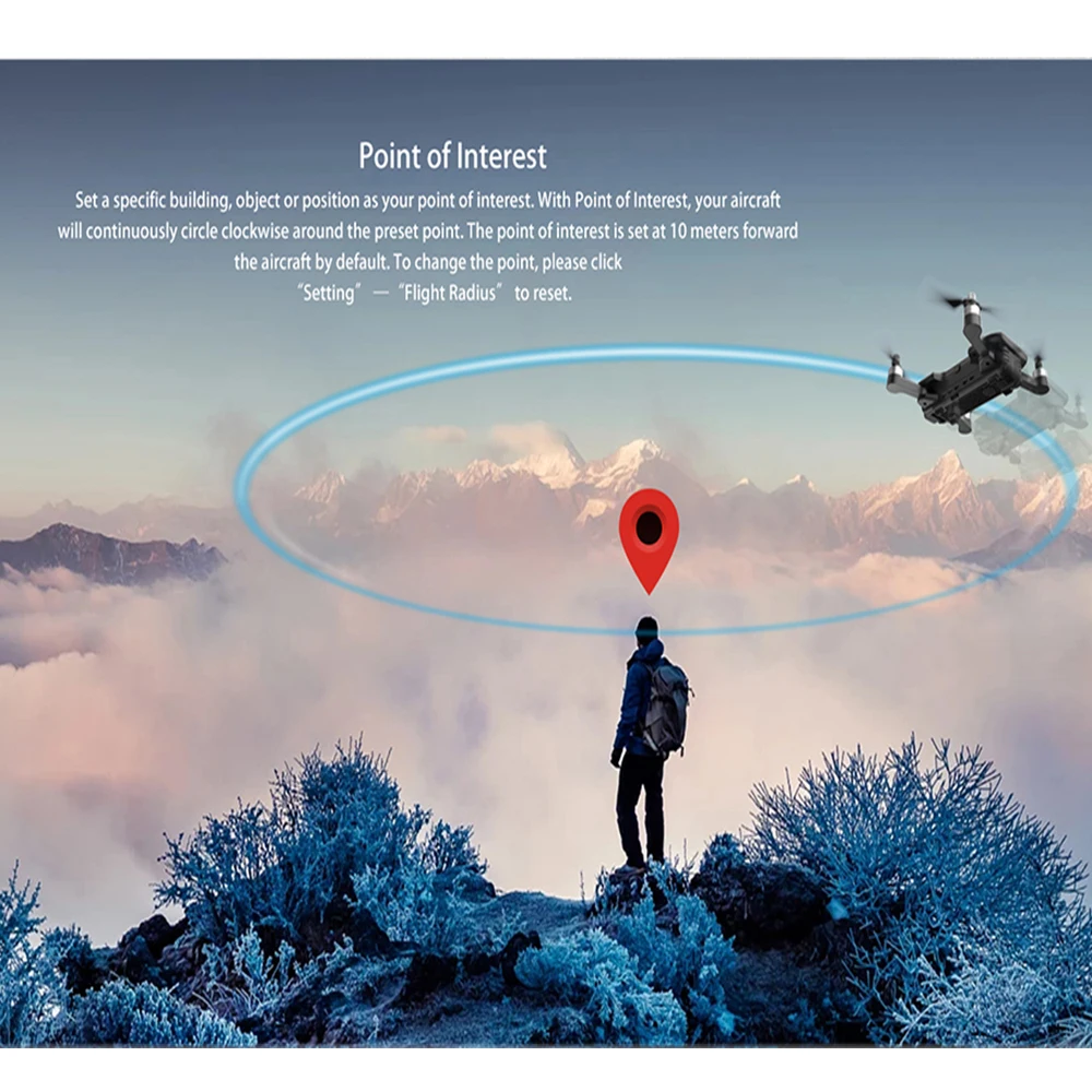 Профессиональный Дрон Bugs 7 gps Квадрокоптер с 4K ESC HD Gimbal камера умный бесщеточный