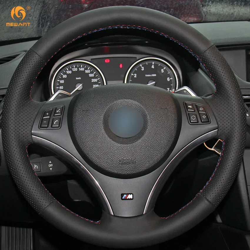 MEWANT черная искусственная кожа фотосессия для BMW E90 E91 E92 E93 X1 E84 E87 E81 E82 E88|Чехлы на
