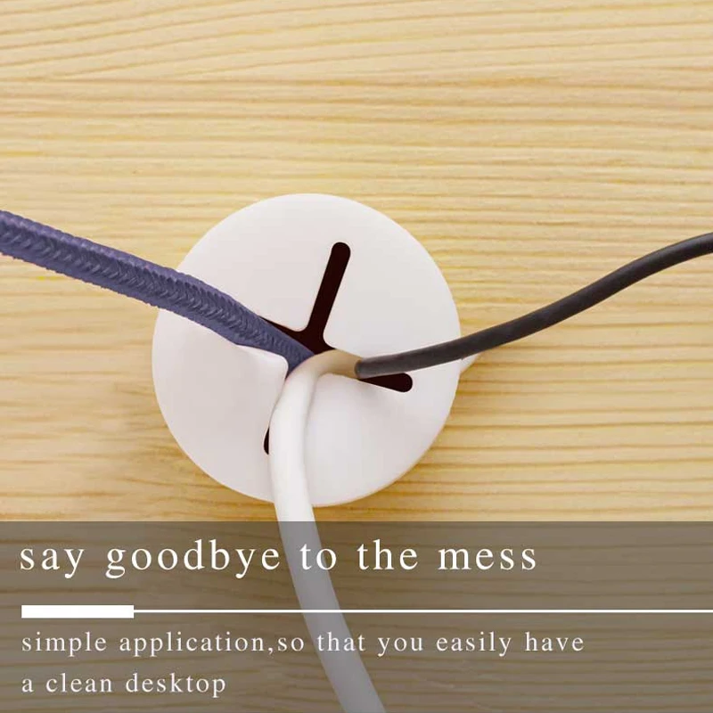 1 шт. Гибкая силиконовая крышка для отверстия кабеля настольный шнур резиновая