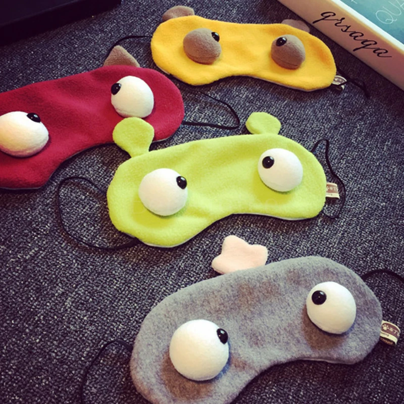 Забавные повязки на глаза для сна Повязки Симпатичные Мультяшные отдыха