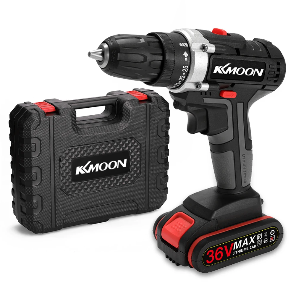 

36V Multifunctional Electric Cordless Drill Wireless Rechargeable Hand Drills Brush Motor Home DIY Electric Power Tools