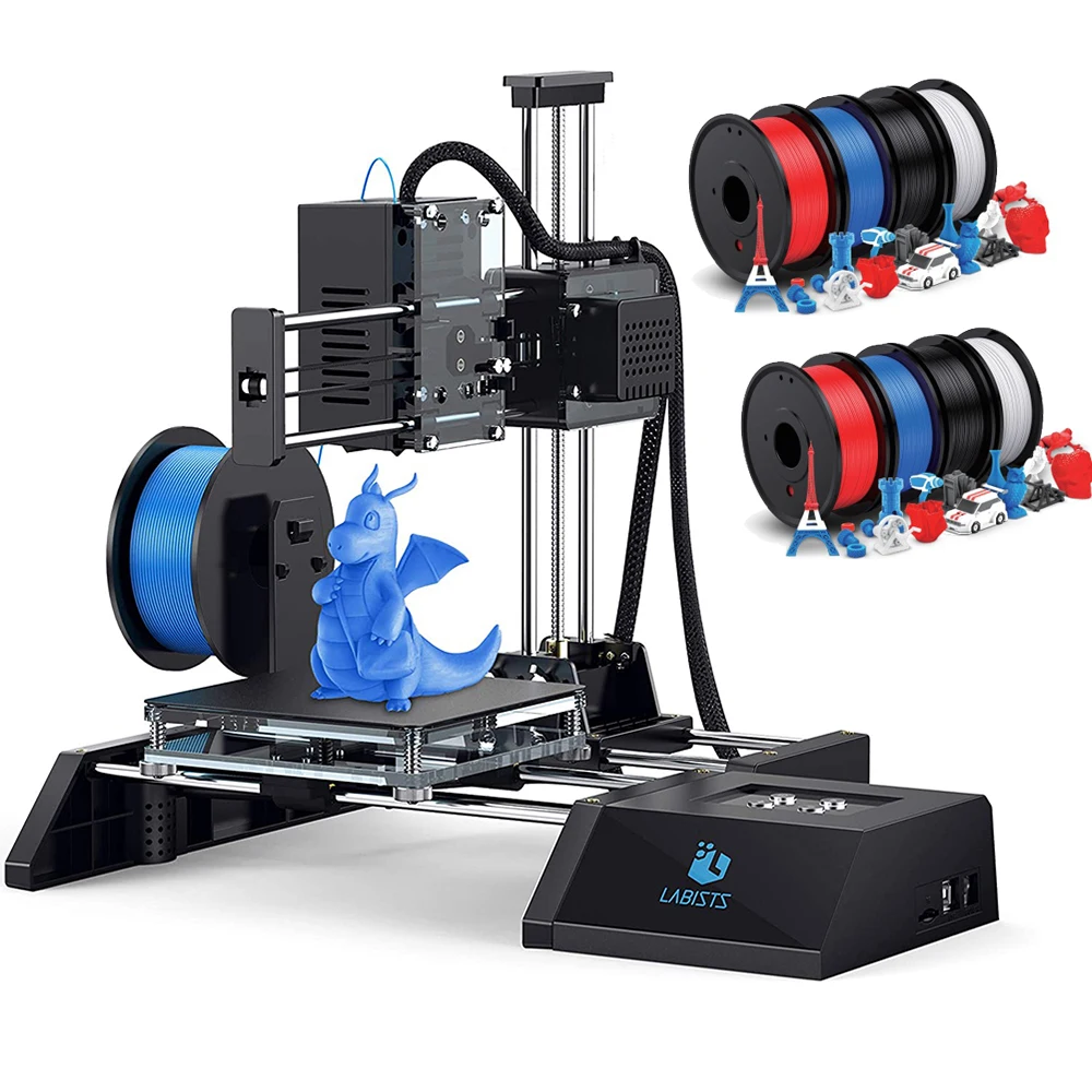 Настольный мини 3D-принтер и лазерная гравировка 2 в 1 высокоточная печать