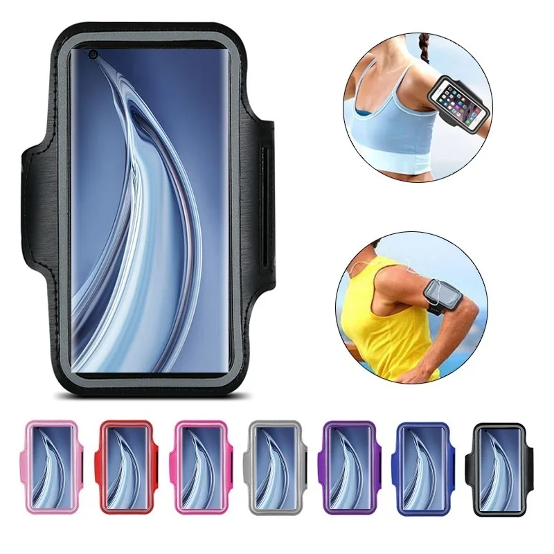чехол для бега на руку сумка телефона бег Нарукавники Xiaomi Mi Note 10 Pro Lite 9 9T iPhone 11 XS Max X