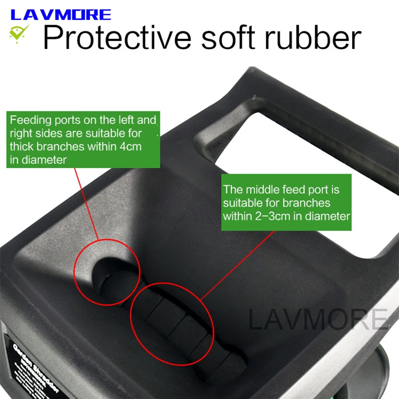 Многофункциональный измельчитель ветвей листьев высокомощная электрическая