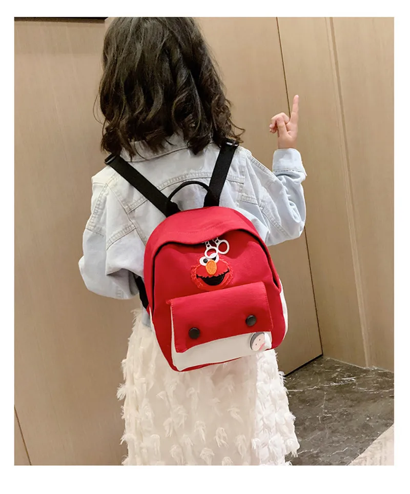 Новый милый холщовый рюкзак для девочек дорожные рюкзаки с несколькими