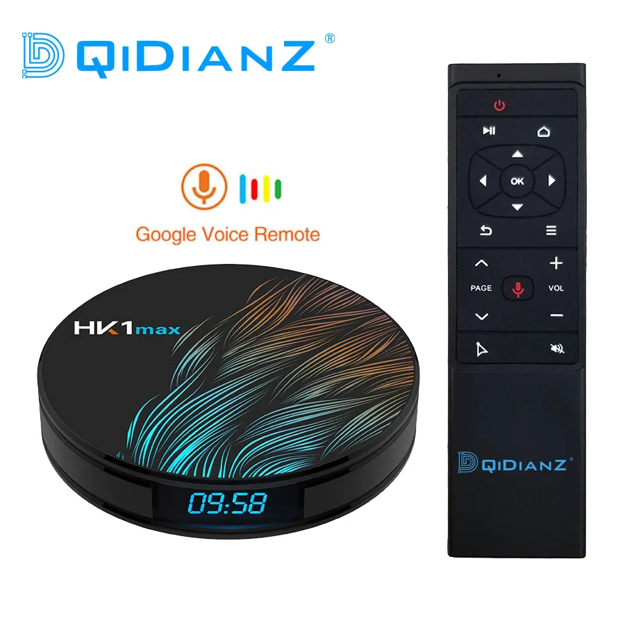 DQiDianZ Android 10 Смарт ТВ бокс HK1 MAX Мини 2 4G/5G Wifi RK3318 четырехъядерный BT 4 0 телеприставка