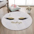 детский коврик для пола Модный нескользящий ковер с ресницами для балкона, коридора, входной двери, детский игровой коврик, декоративный ковер для спальни, коврик для журнального столика