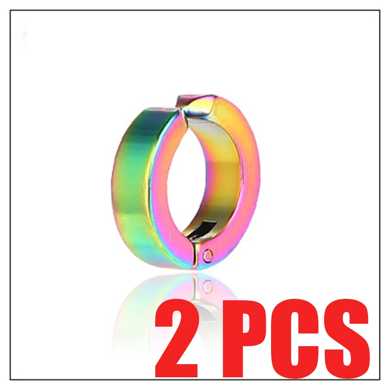 2 шт. без Пирсинга Ушей металлический стиль Модная бижутерия галстук панк