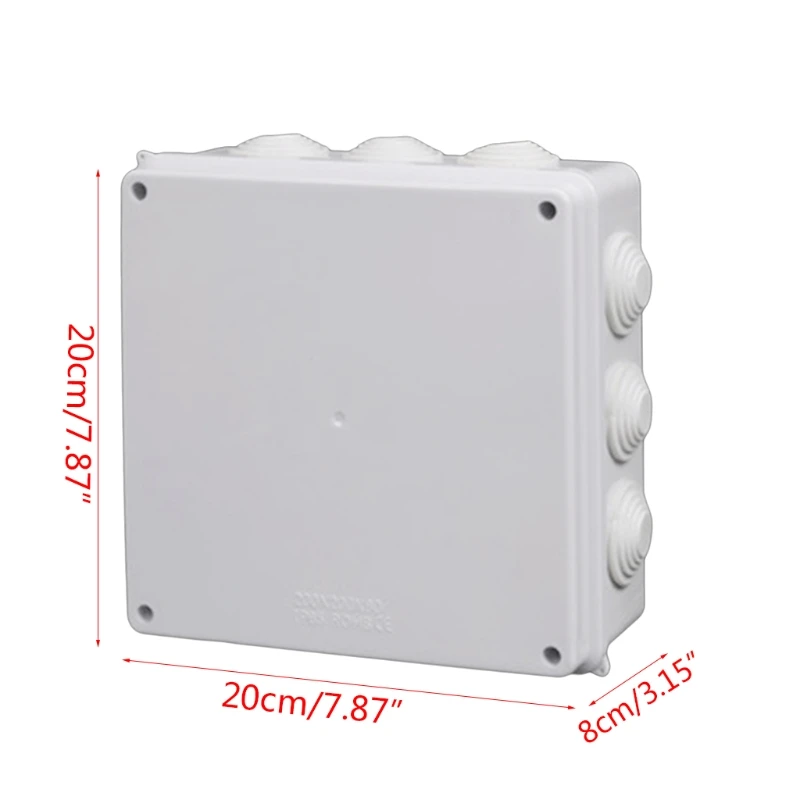 

Outdoor Waterproof Dust-proof Cable Junction Box Outdoors Junctionbox