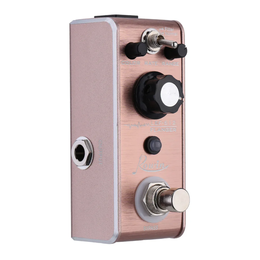 Rowin LEF 612 Flanger педаль мини портативный гитары эффектов|Детали и аксессуары для