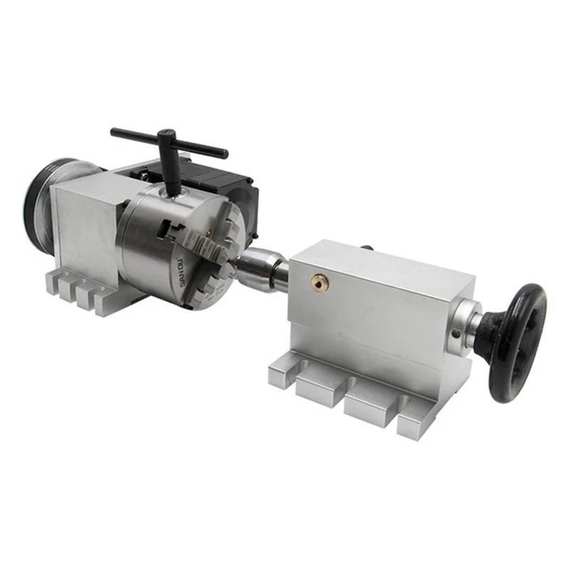 Nema 23 шаговый двигатель (6:1) K12-100mm 4 кулачковый патрон/K11-100mm 3-кулачковый CNC 4th оси (aixs