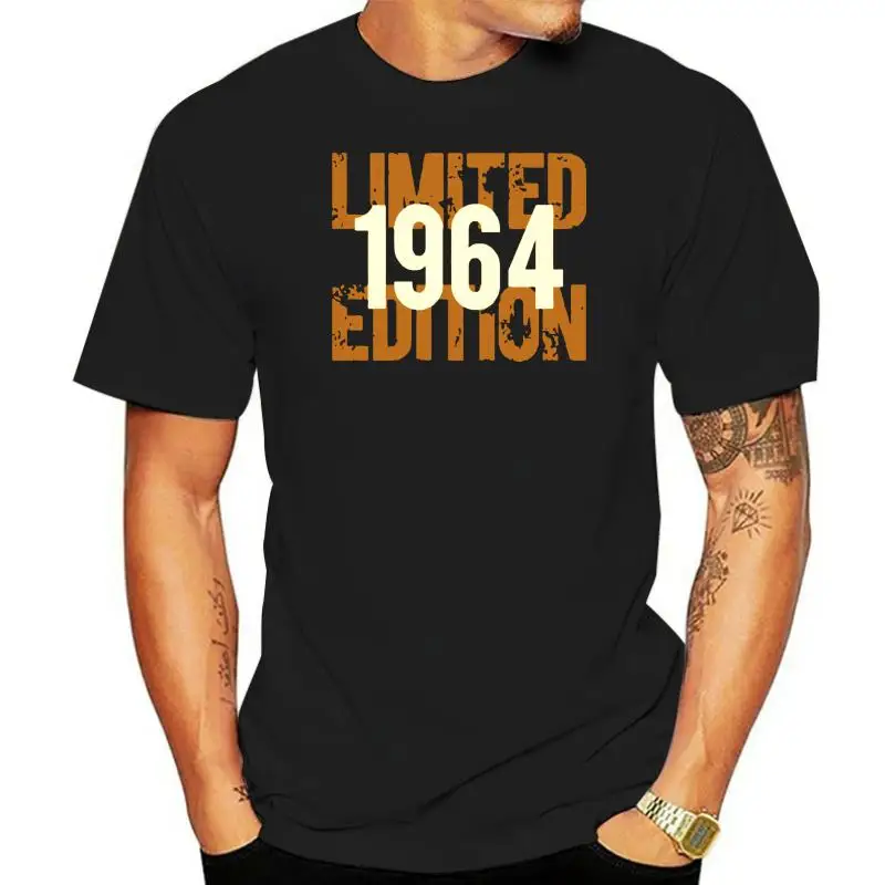 100% Cotton O-neck Custom Printed Tshirt Men T shirt limited edition 1964 Women T-Shirt