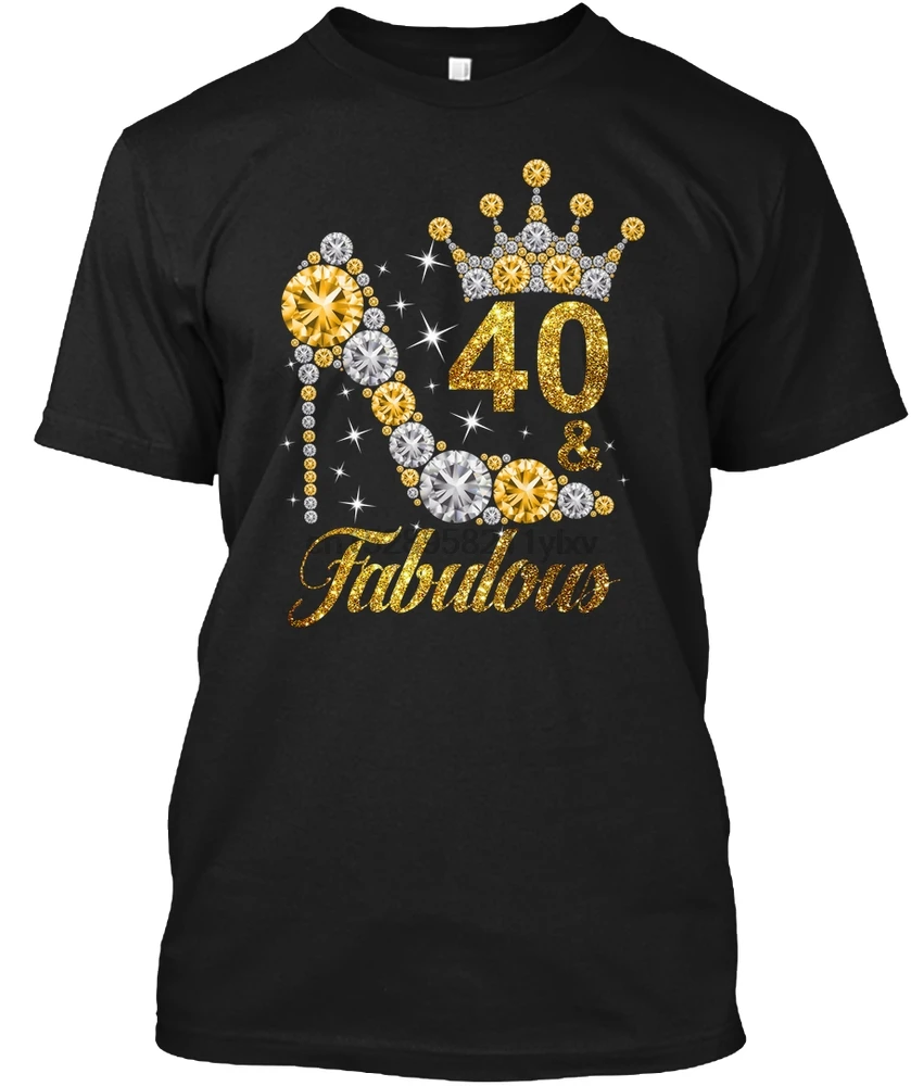 Мужская футболка 40 Сказочный 40-й подарок на день рождения футболки для женщин и