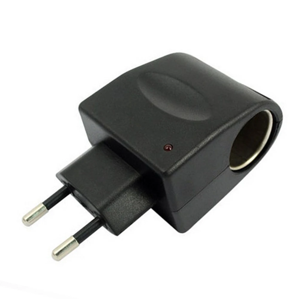 1 шт. EU AC 220V To DC 12V автомобильный прикуриватель адаптер питания черный конвертер
