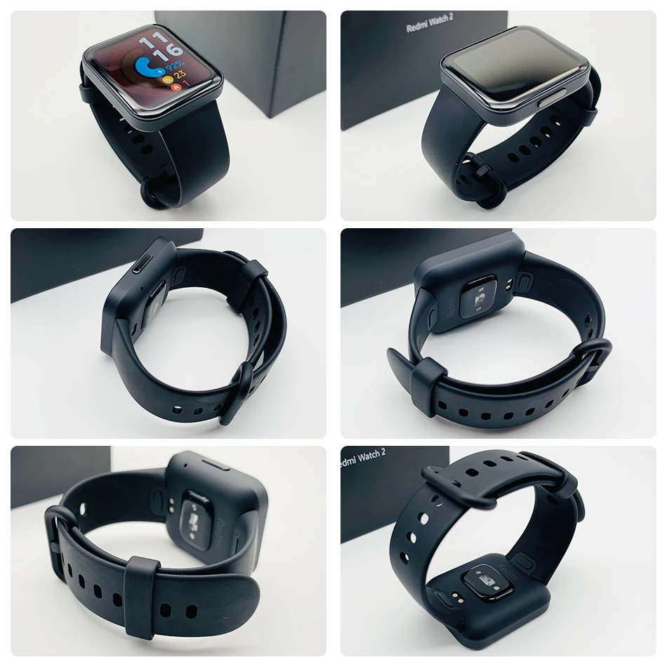 Смарт-часы Xiaomi Redmi Watch 2 1 6 дюйма AMOLED экран SpO2 измерение кислорода в крови пульса