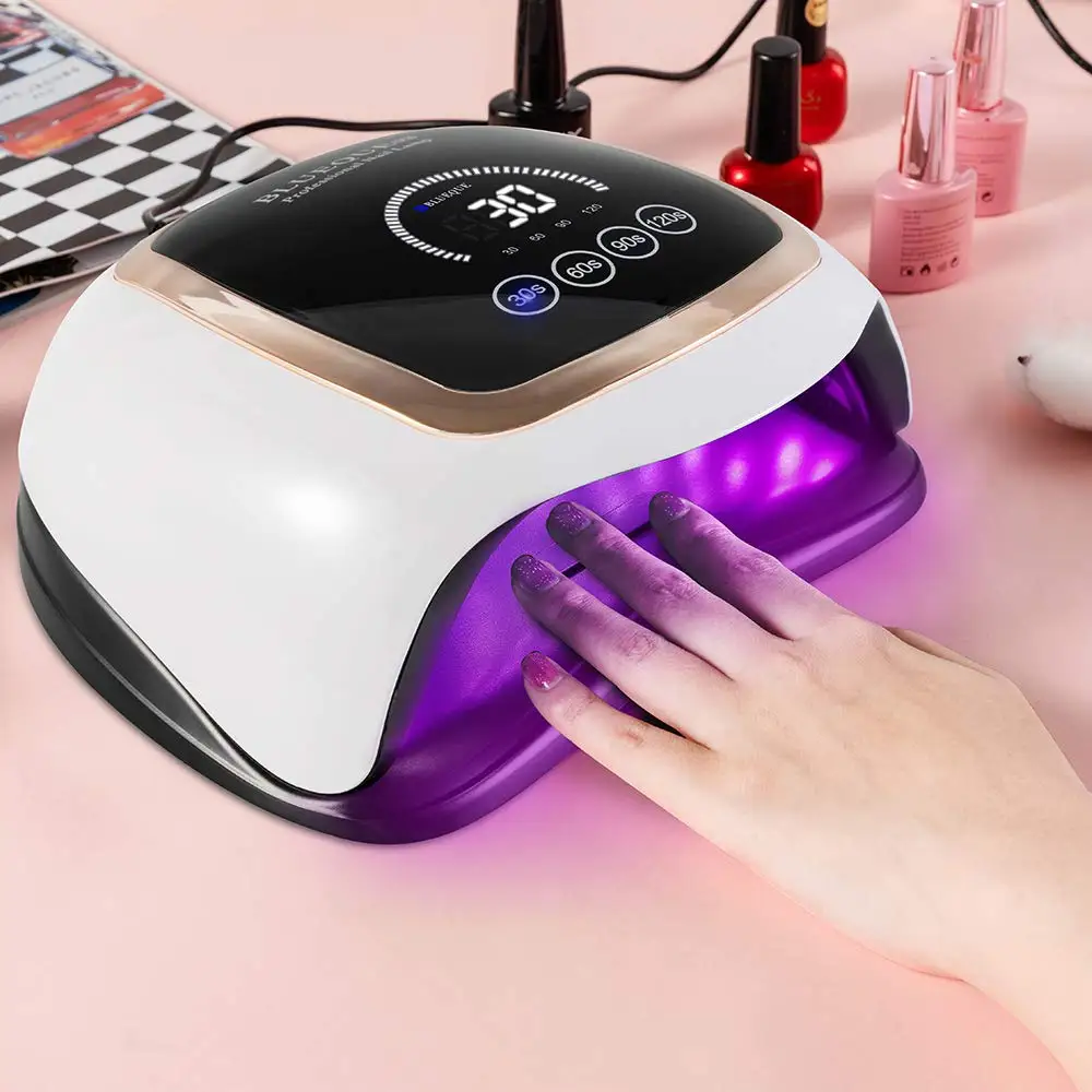 

168W UV Led Lamp For Drying Nails Gel Dryer Lamp For Manicure For Curing UV Gel Varnish Nail Tools With Sensor LCD Display