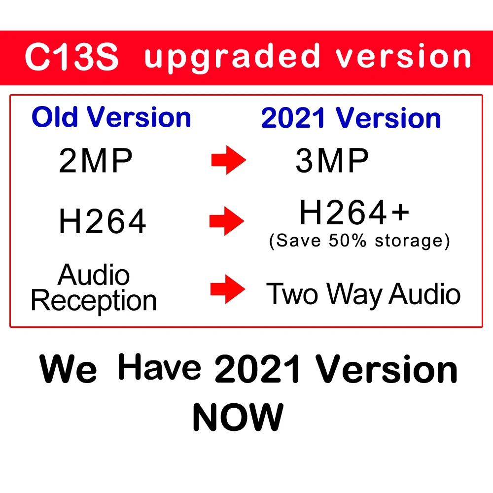 Vstarcam C13S 3MP 2MP Wi Fi IP Камера сирена IP66 1080P открытый погодостойкий Ночное Видение