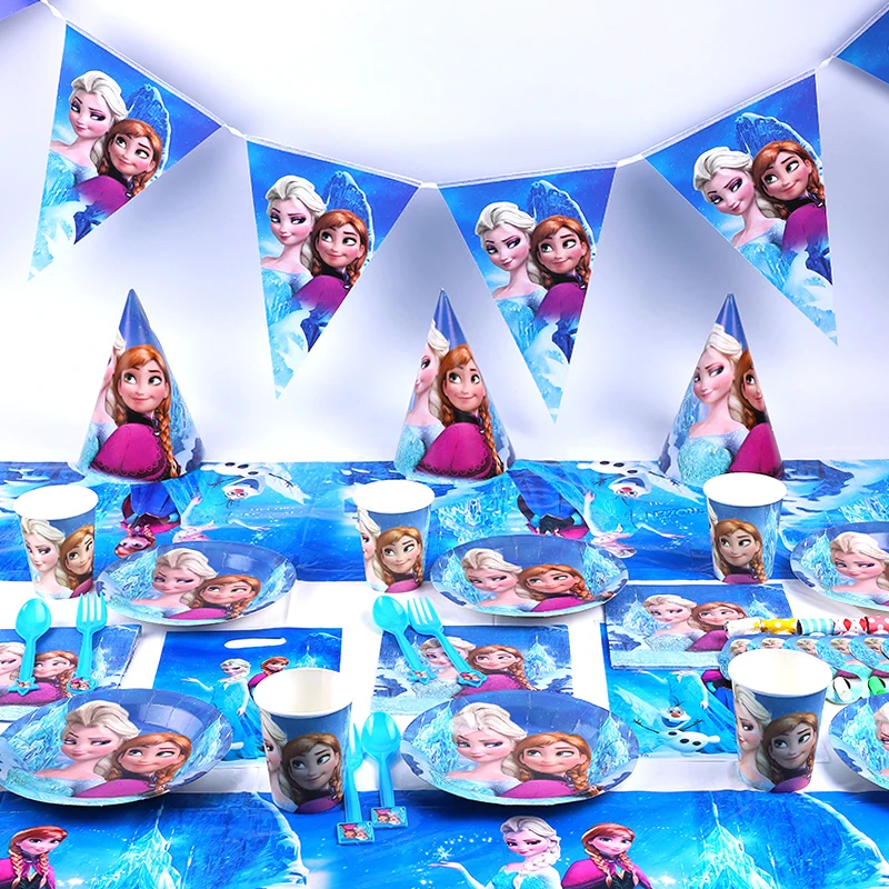 Disney холодное сердце украшение для вечеринки Эльза Принцесса праздничные