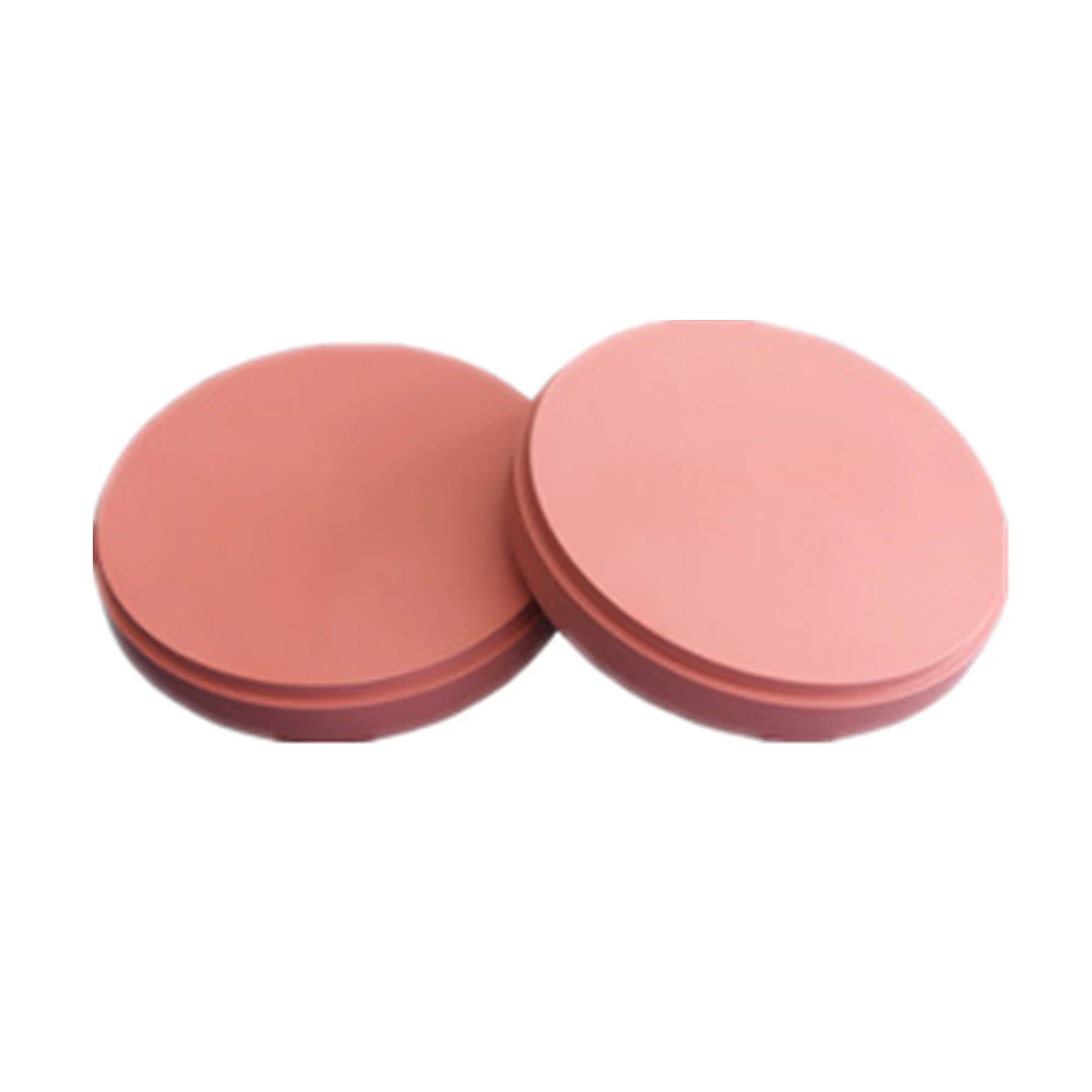 Открытая система cad cam фиксированные и съемные протезы розового цвета