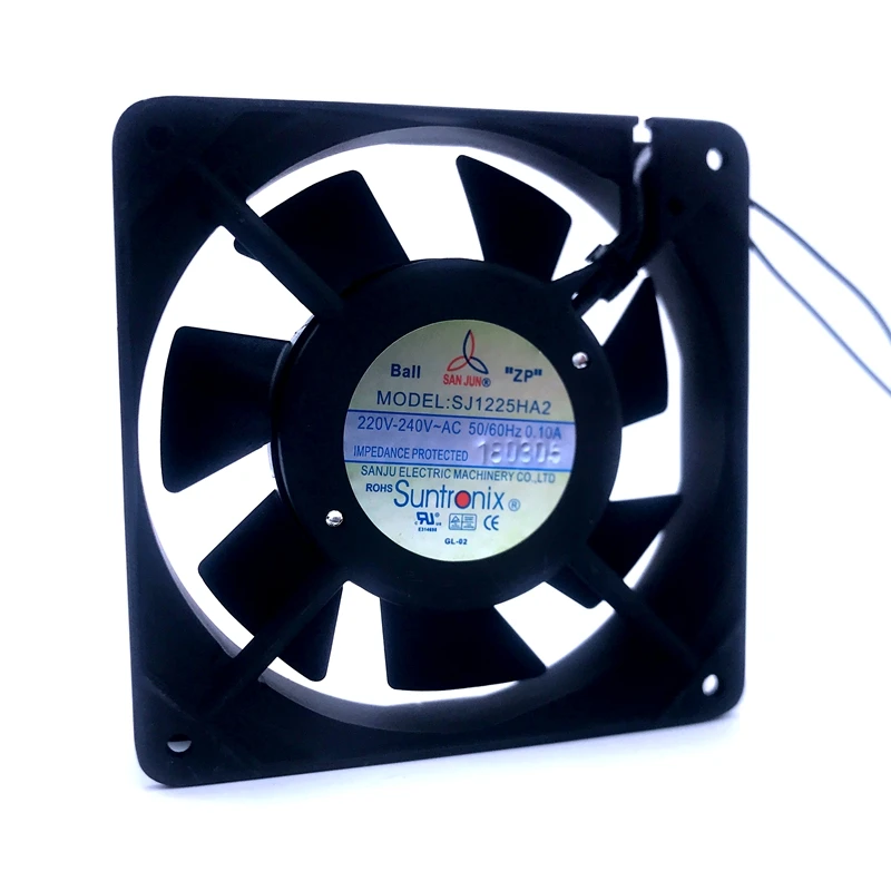 Новый оригинальный вентилятор охлаждения для san jun suntronix SJ1225HA2 220V 0.10A 1225 12 см|Кулеры
