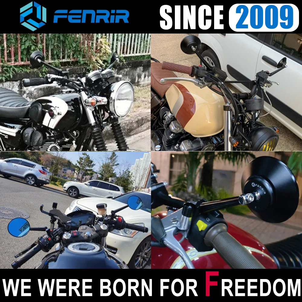 Боковое зеркало заднего вида для мотоцикла Yamaha XSR Star Fz1 Virago 1100 Fz6 Kawasaki Z1000 Benelli TNT