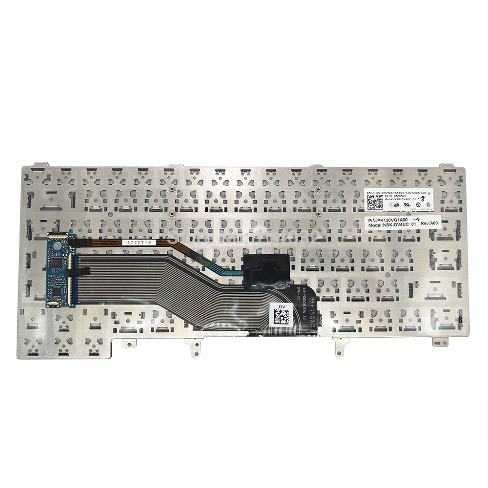 Клавиатура с подсветкой для ноутбука Dell latitude E6420 E6320 E6330 E5420 черный трекпоинт США