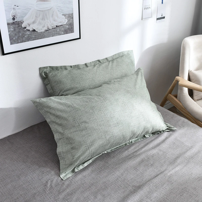 2021 летний детский комплект постельного белья для взрослых Зеленый Твин Queen