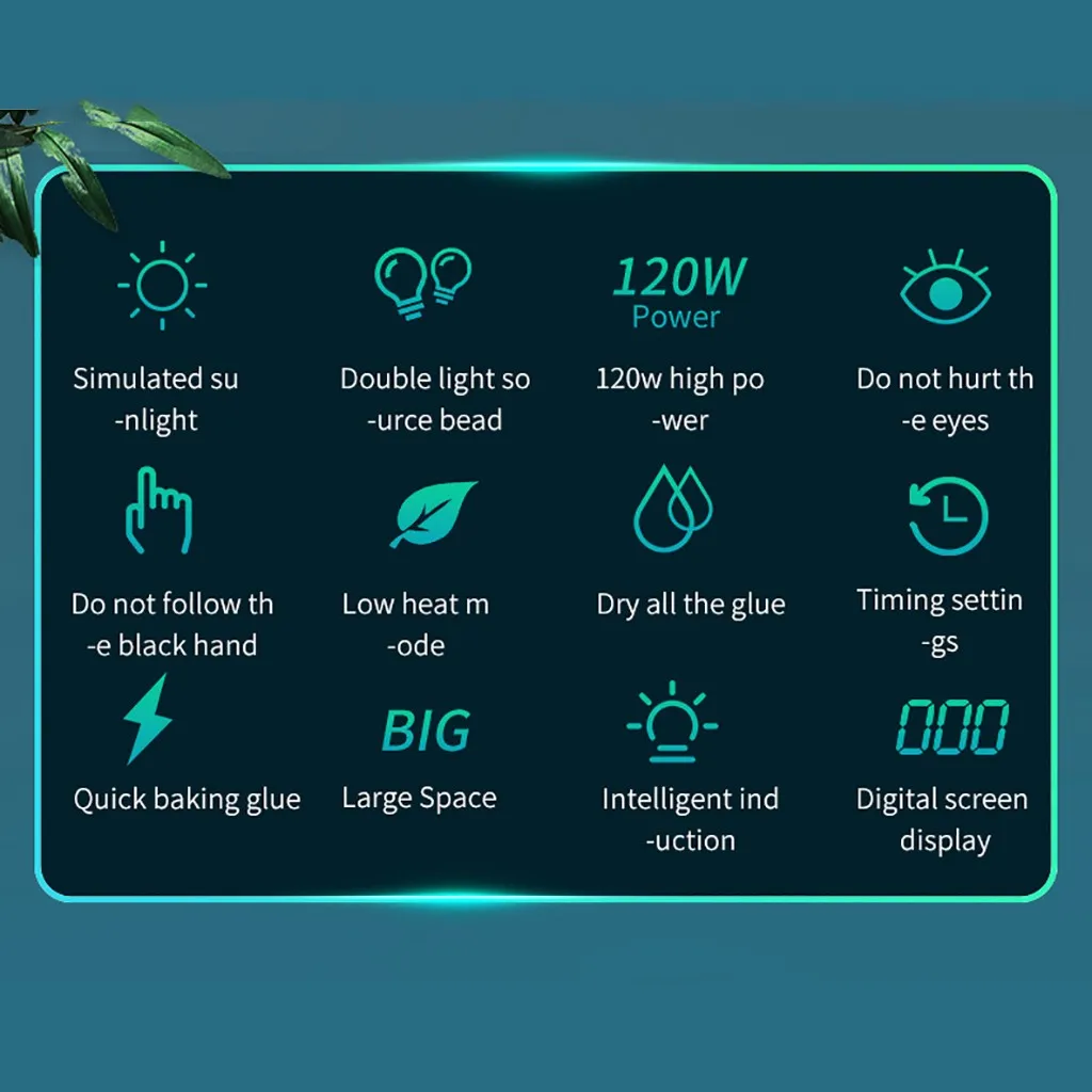 УФ лампа для сушки гель лака ногтей 120 Вт|Сушилки ногтей| |