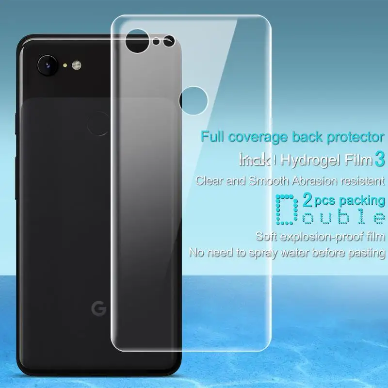 Imak 2 шт./упак. прозрачная Гидрогелевая пленка для Google Pixel3 3XL 3D полное покрытие Pixel 3