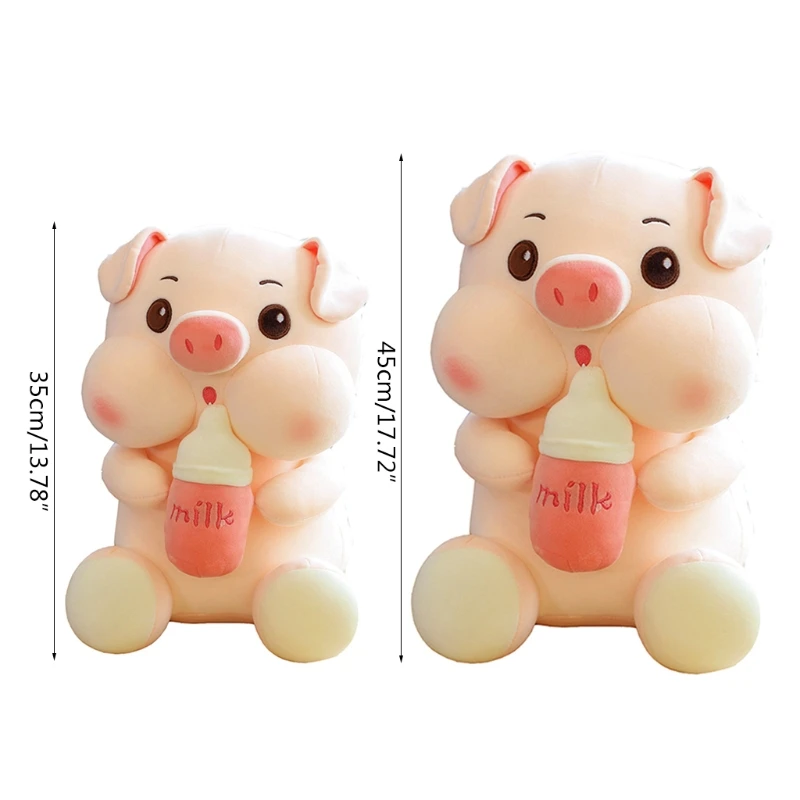 40JC Экологически чистая плюшевая игрушка свинка Нетоксичная без острых или