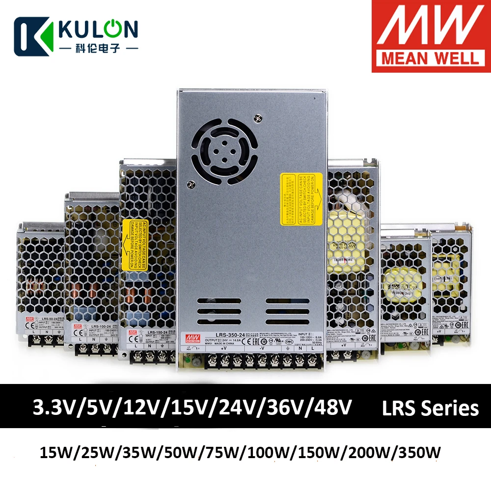 MEAN WELL LRS 10A 3A 5A 6A 4A 9A 2A импульсный источник питания модуль 220 В переменного тока 3 4 2 5