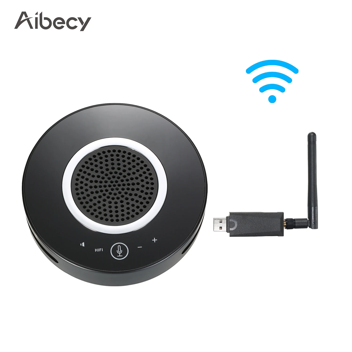 Беспроводной конференц-микрофон 2 4G всенаправленный микрофон громкоговоритель 6