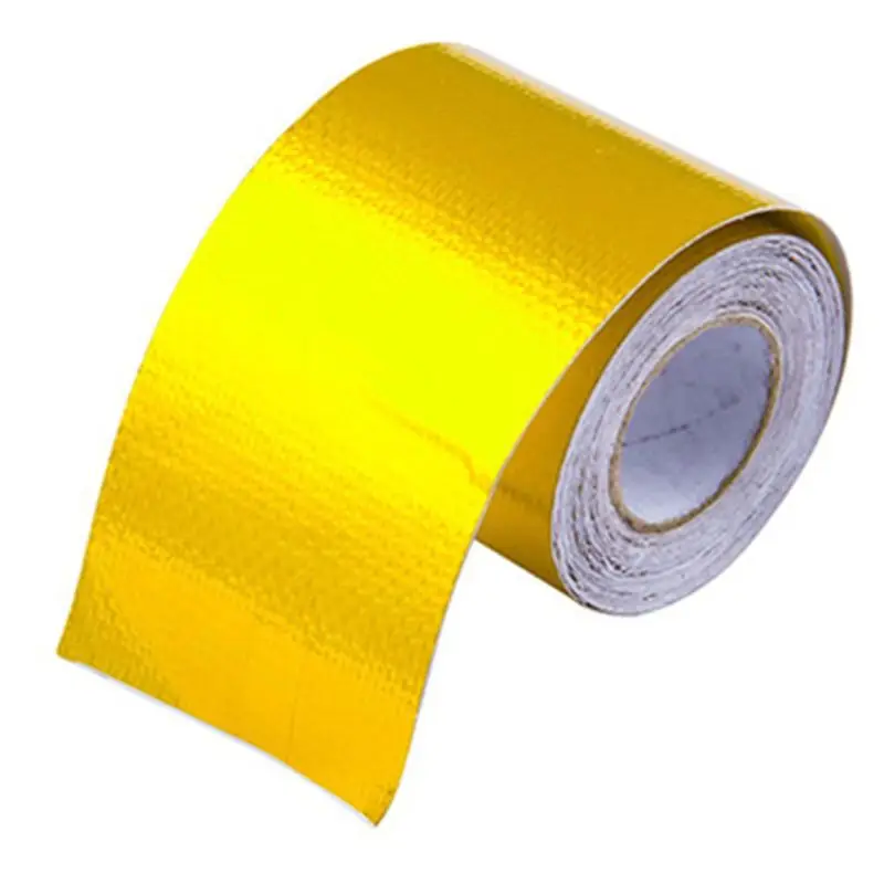 

Gold Aluminum Foil Tape High Temperature Resistant aluminium Foils Fiber Cloth