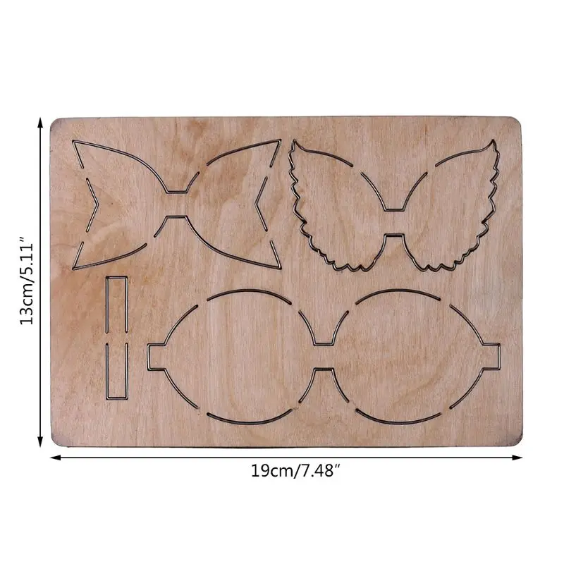 

Bow Bowknot Wooden Cutting Dies Stencil DIY Scrapbooking Album Stamp Craft Decor