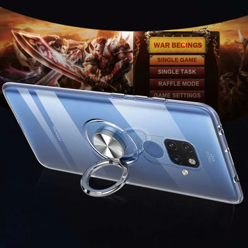 Чехол подставка с кольцом на палец для Huawei Mate 30 Lite|Бамперы| |