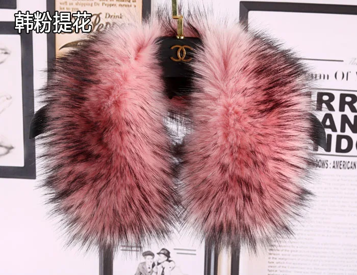 Qearlstar Women Scarf New Faux Fur Collar 55cm Women Children Jackets Coat Hood Fur Decor Shawl Soft Warm Luxury Scarves ZKG15