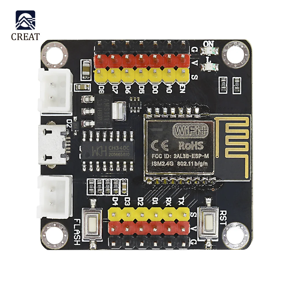 Беспроводная плата DM Strong Wi-Fi для разработки Интернета IOT модуль Micro USB SPI ESP8285 ESP-M2