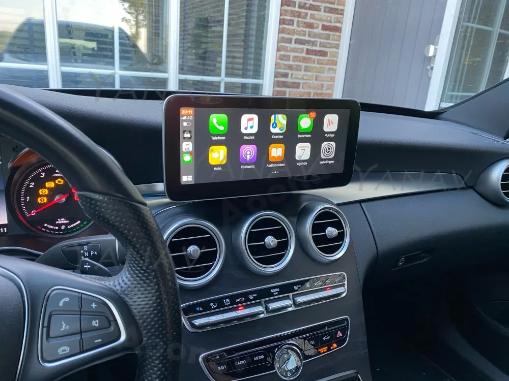 Android 11 12 3 &quotдля Mercedes-Benz C-Class W204 S204 W205 автомобильное радио головное устройство 128G