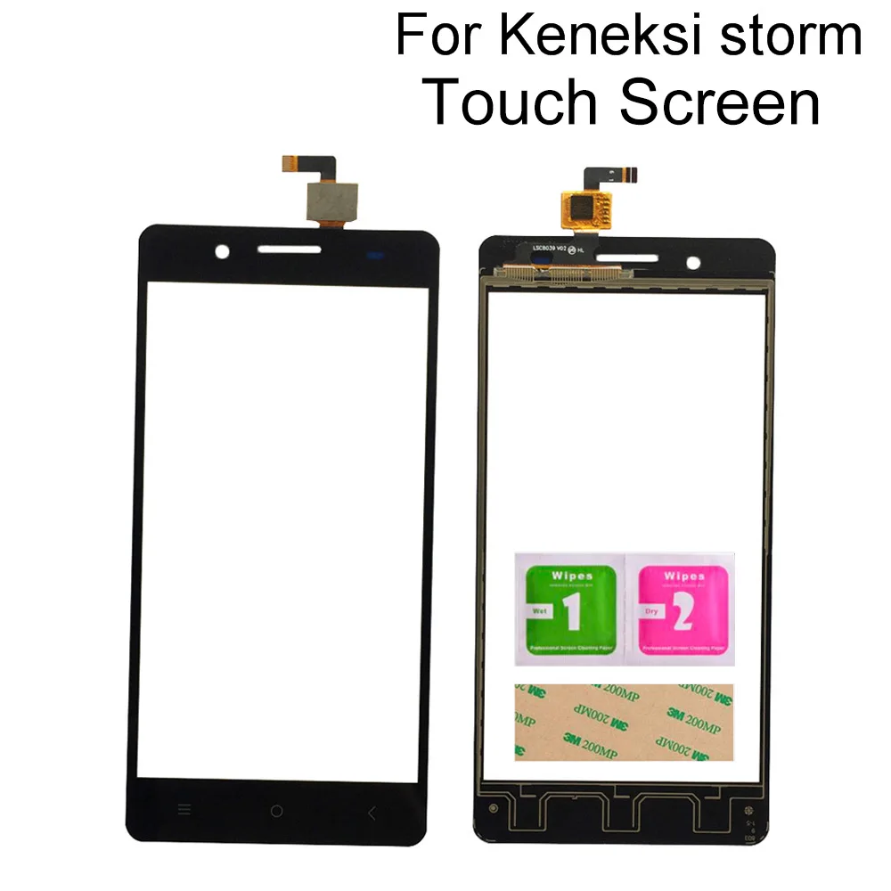 

Mobile Phone Touch Screen Glass For Keneksi Storm Touch Screen Glass Digitizer Panel Lens Sensor Glass Repair Tools 3M Glue