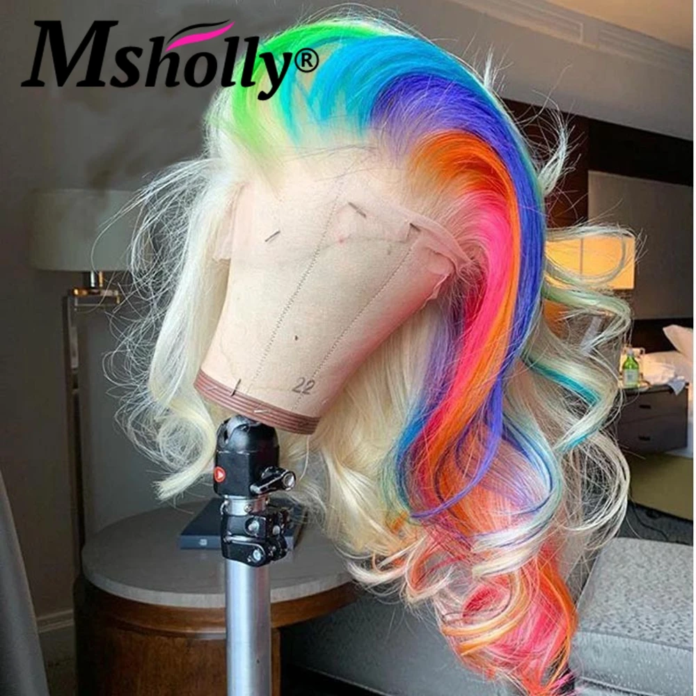 

180% прозрачные волнистые кружевные передние парики, искусственные бразильские волосы без клея, парики для черных женщин, подчеркивающий пар...