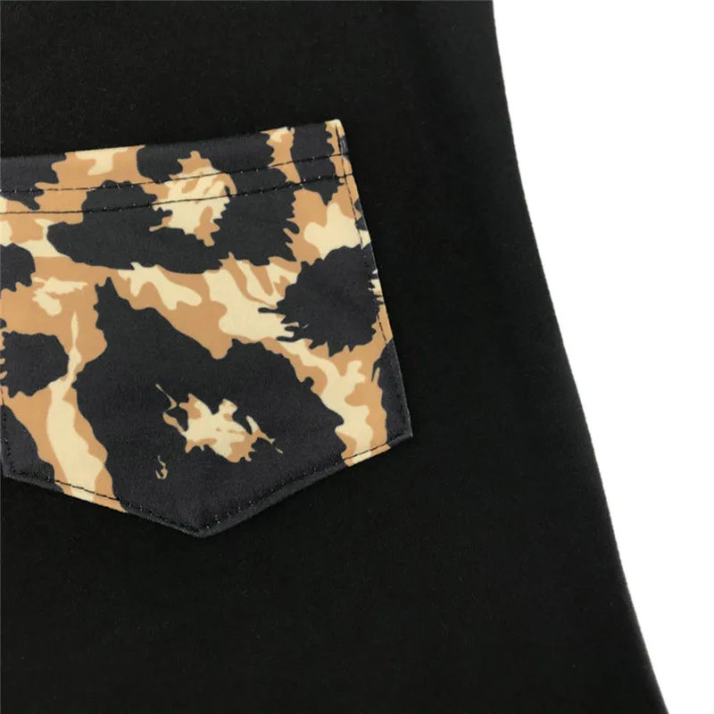 

Sexy T-shirts For Women Streetwear Leopard Pocket Ladies Tops Elegant V-neck Tee Shirts Femme camisas Summer Tshirts T Shirts