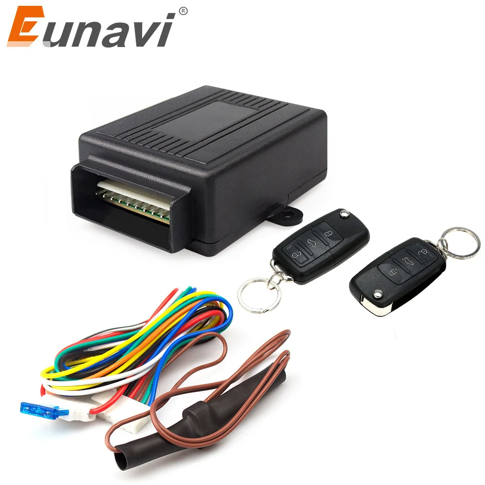 Eunavi 12V Новая Универсальная автомобильная фотоблокировка двери автомобиля