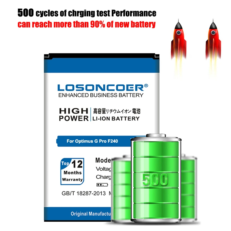 BL-48TH BL-47TH 5900mAh Аккумулятор для LG Optimus G Pro E986 E985 D686 F240 F240L F240K F240S L-04E E980 E940 E988 D837 D838 F310 |