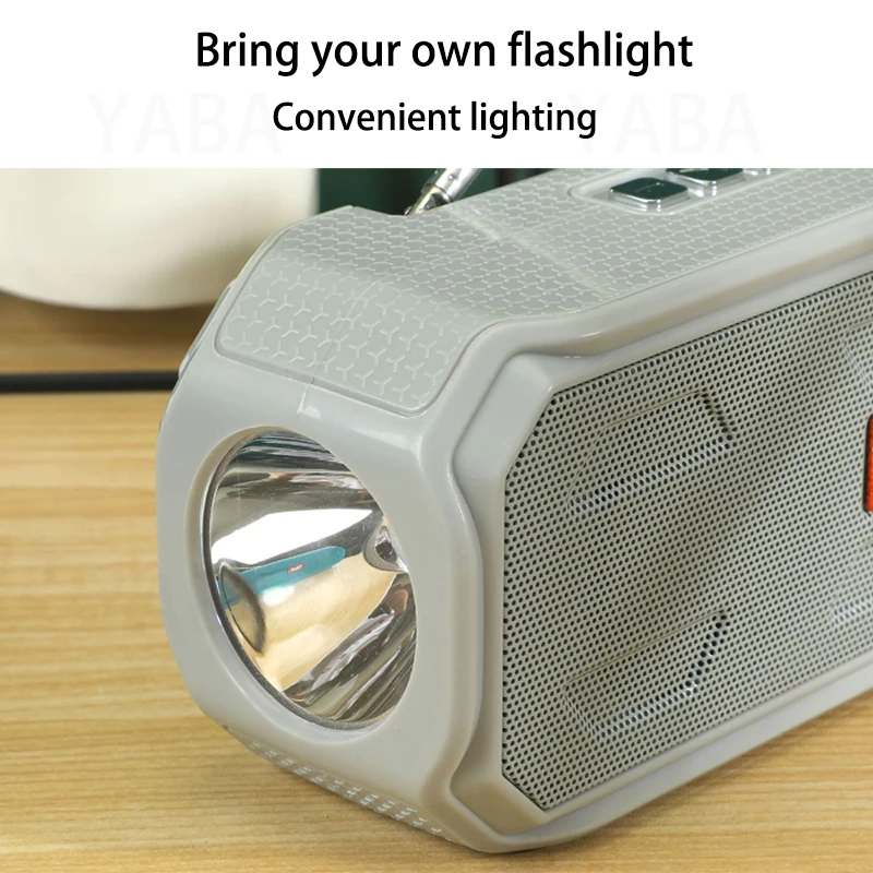 Портативная Bluetooth-колонка Беспроводная мини-колонка с солнечной зарядкой 10 Вт