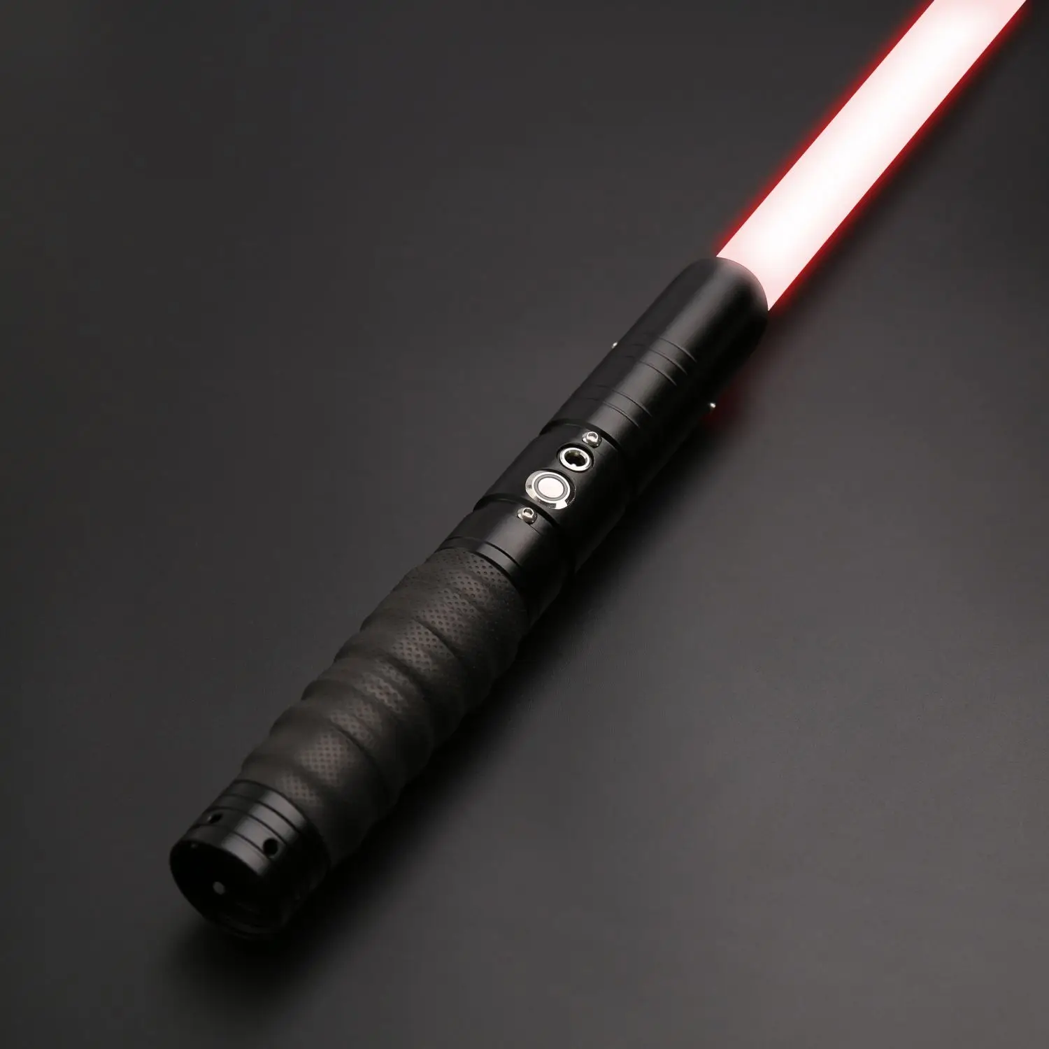 

THLSABER RGB Lightsaber Metal Hilt for Dueling 12 Color LED Change Volume Force 6 SoundFons FOC Blaster Laser Sword X-mas Toys
