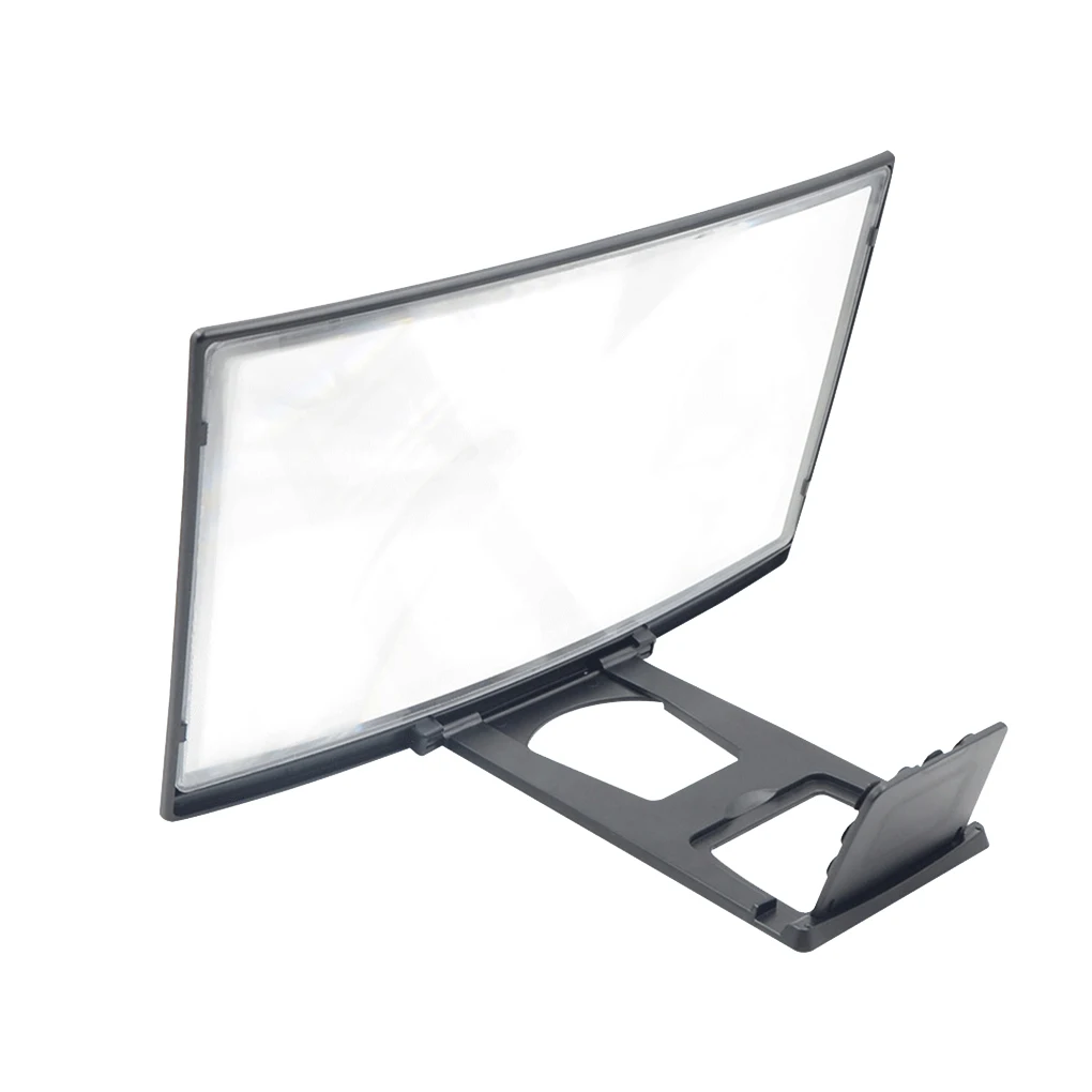 12 дюймов мобильный телефон HD Экран видео Складная лупа изогнутые увеличенные hd